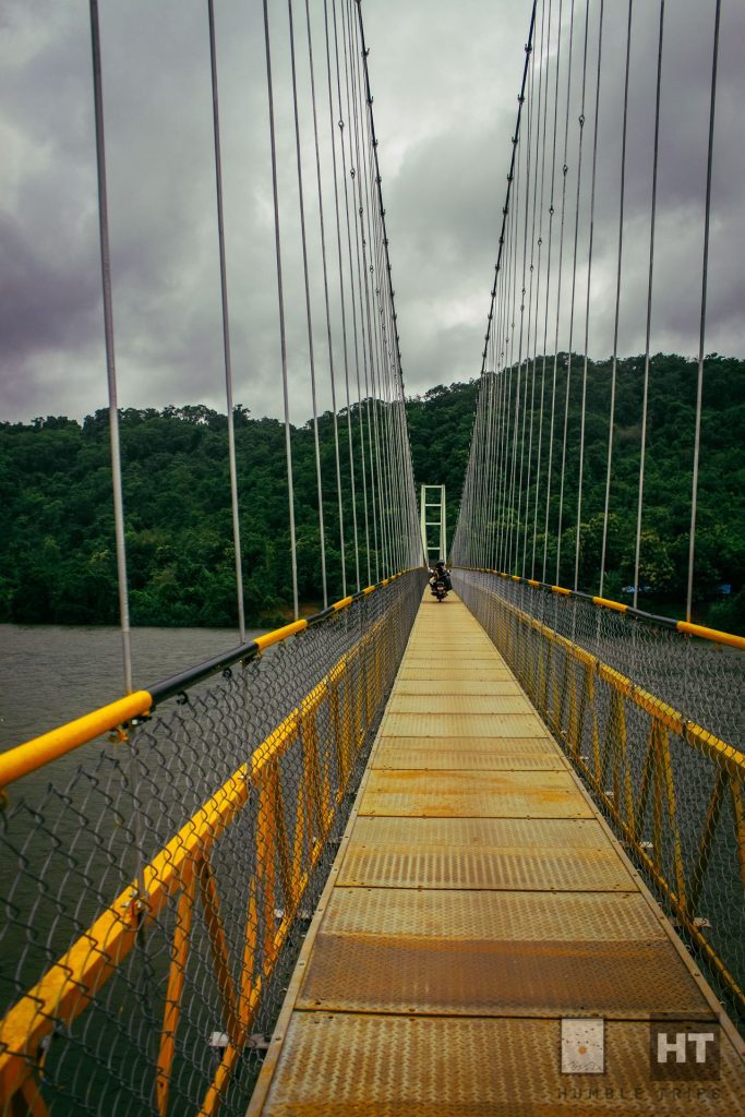 Jog Falls from Bangalore Shatavari suspension brige