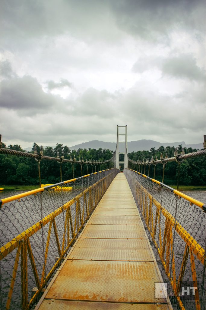 Jog Falls from Bangalore Shatavari suspension brige